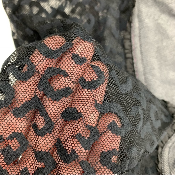 La Senza Black Ruffled lace BabyDoll small - Picture 5 of 6